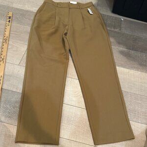 OLD NAVY WOMENS TAN TROUSER PANTS NEW LARGE